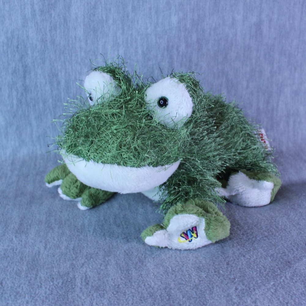 Ganz FROG Sitting 8" Webkinz No Code Green Large Eyes Plush Toy Stuffed